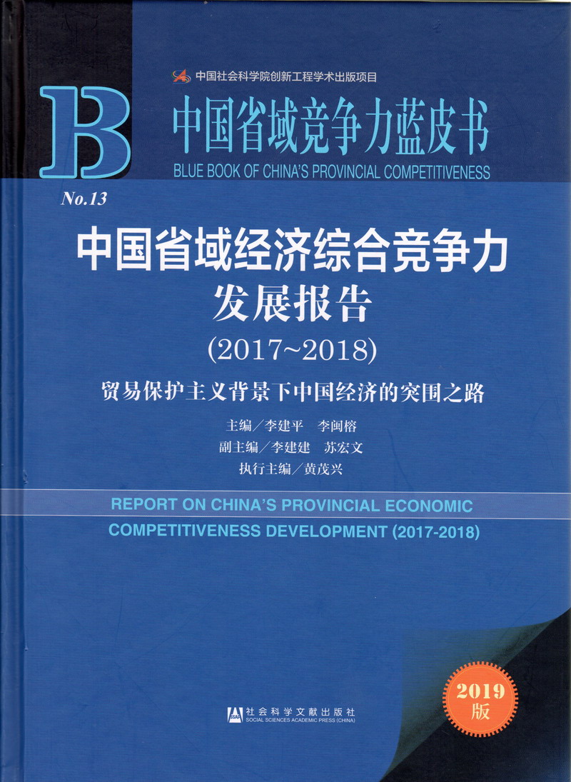 国内美女色B中国省域经济综合竞争力发展报告（2017-2018）